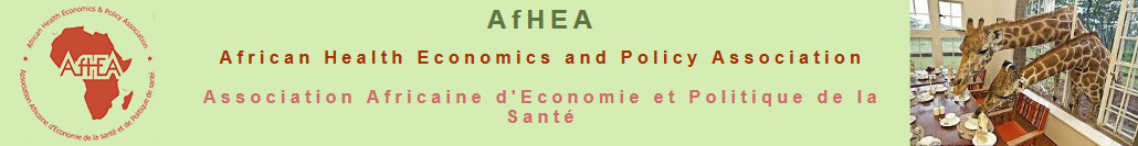 Third International Conference of the African Health Economics and Policy Association: http://afhea.org/index.html